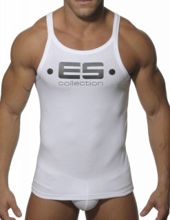 áo gym body nam ES trắng
