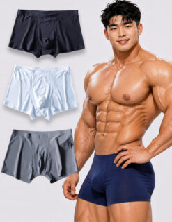 Quần sịp lụa sữa boxer nam