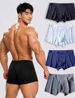 Quần sịp lụa sữa boxer nam